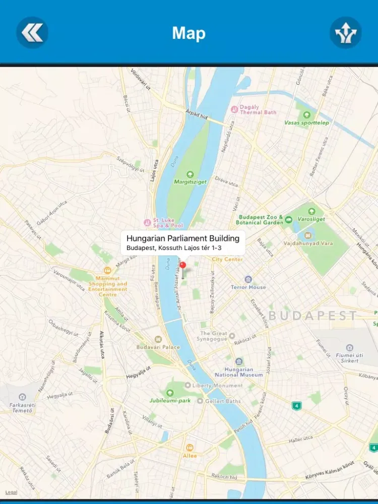 Budapest Tourism iPad  سکرین شاٹس