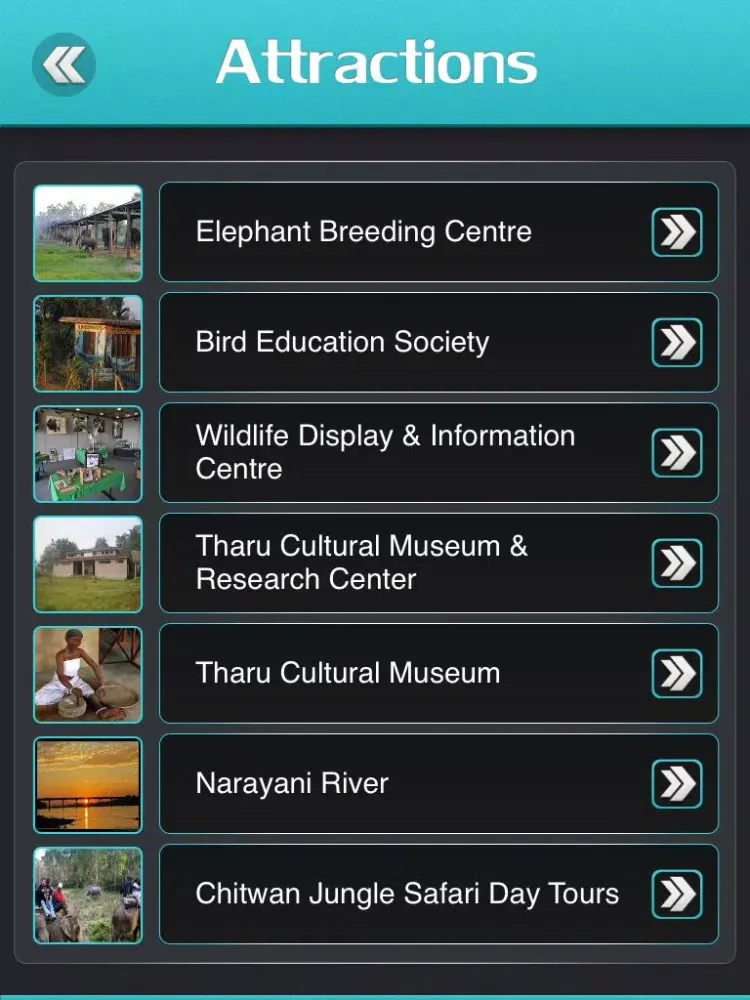 Chitwan National Park Travel Guide iPad  سکرین شاٹس