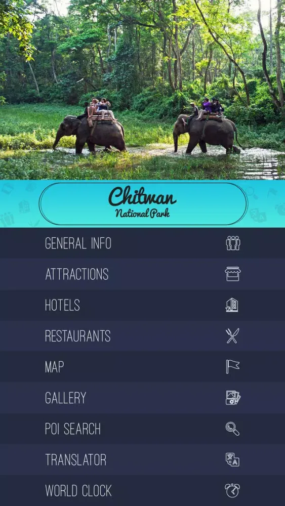 Chitwan National Park Travel Guide سکرین شاٹس