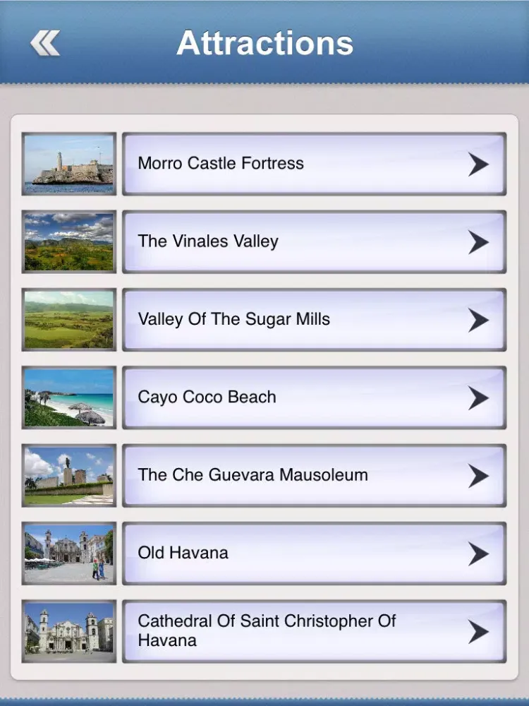 Cuba Offline Travel Guide iPad  Screenshots