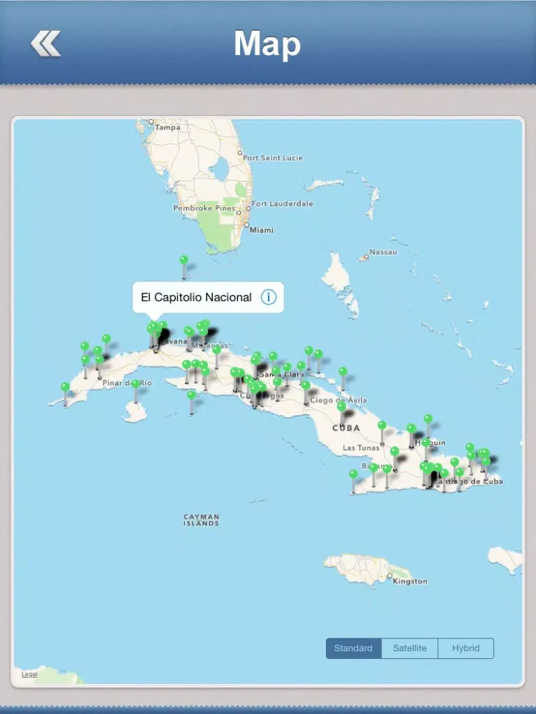 Cuba Offline Travel Guide iPad  Screenshots