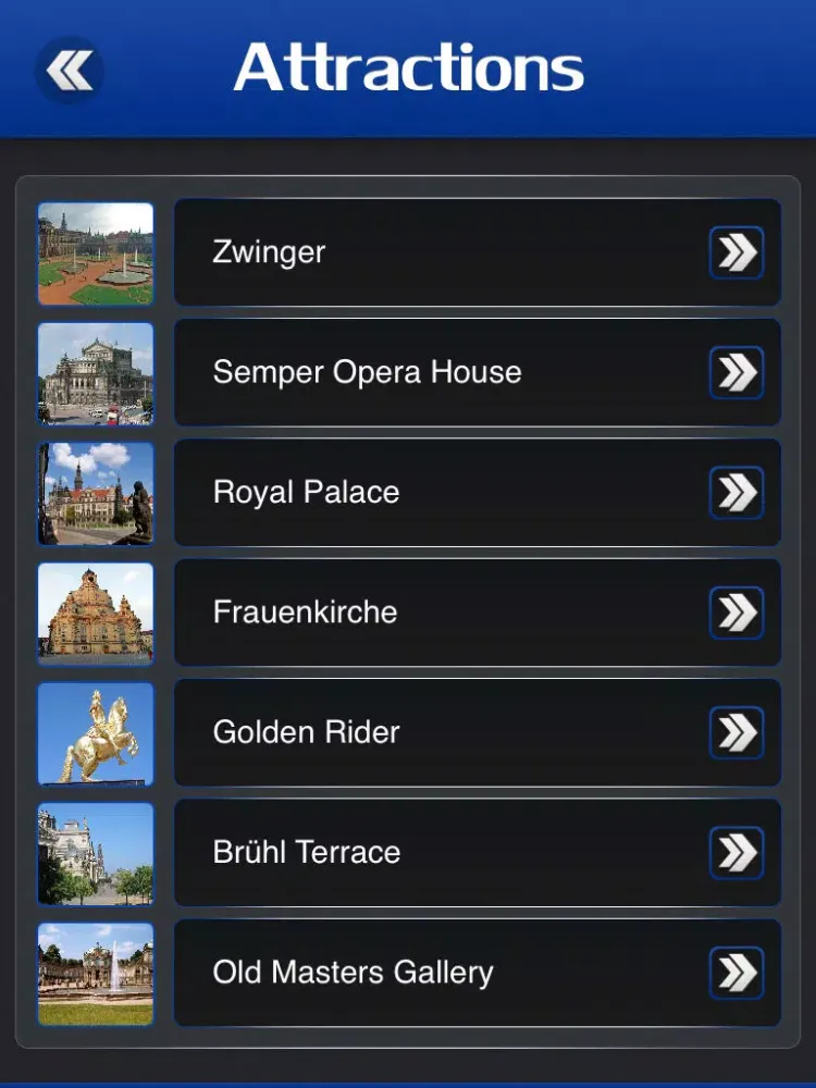 Capturas de pantalla de Dresden Tourism Guide iPad 