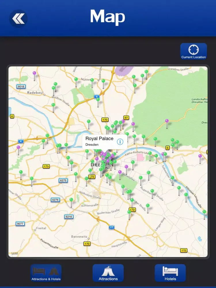 Capturas de pantalla de Dresden Tourism Guide iPad 