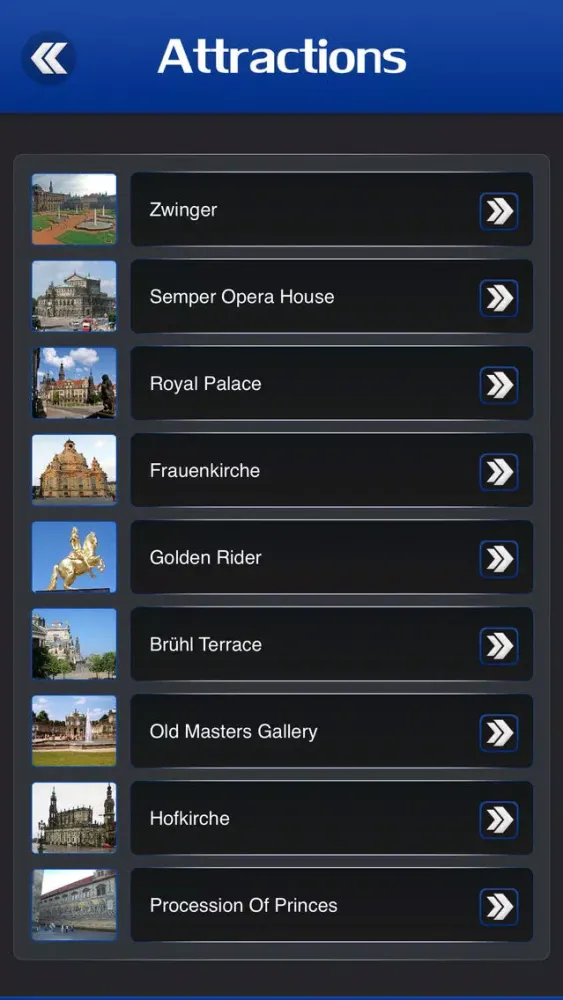 Capturas de pantalla de Dresden Tourism Guide