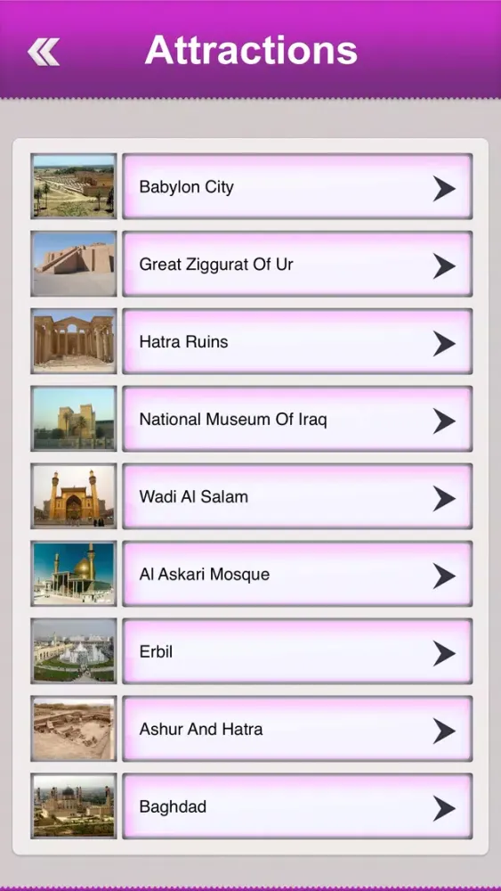 Capturas de pantalla de Iraq Tourism