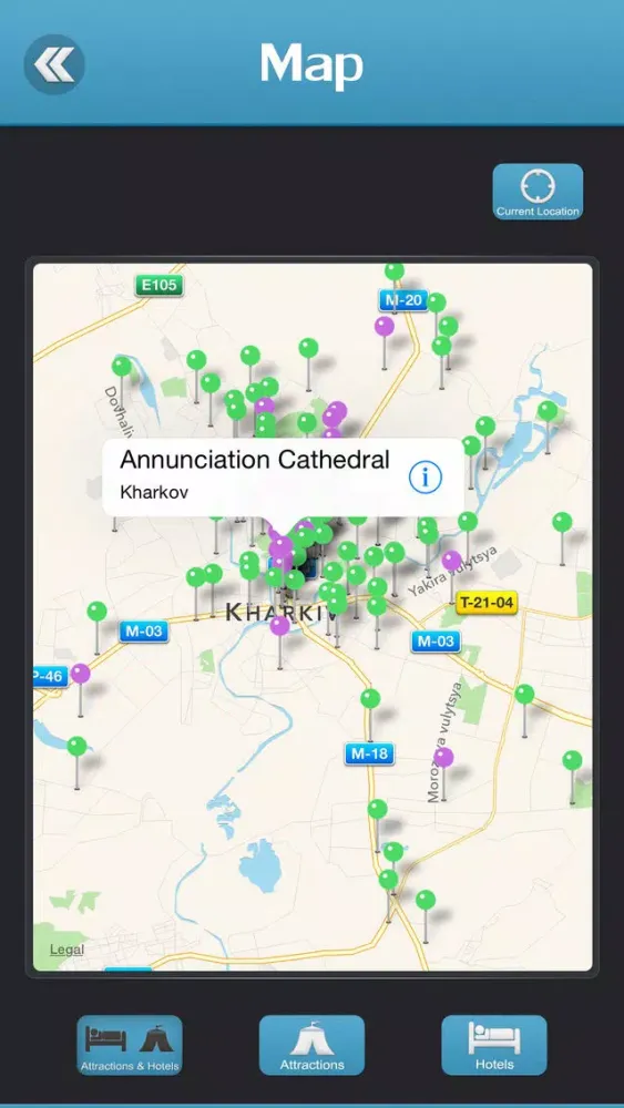 Capturas de pantalla de Kharkov Travel Guide