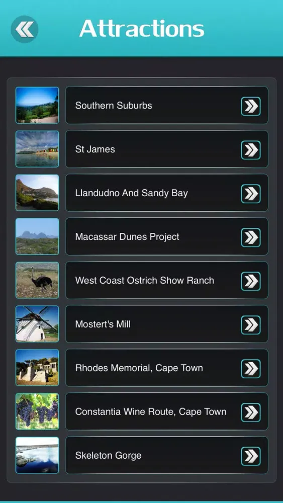 Скриншоты Kirstenbosch National Botanical Garden Guide