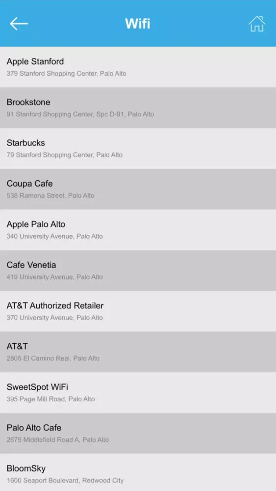 Palo Alto Wifi Hotspots應用截圖