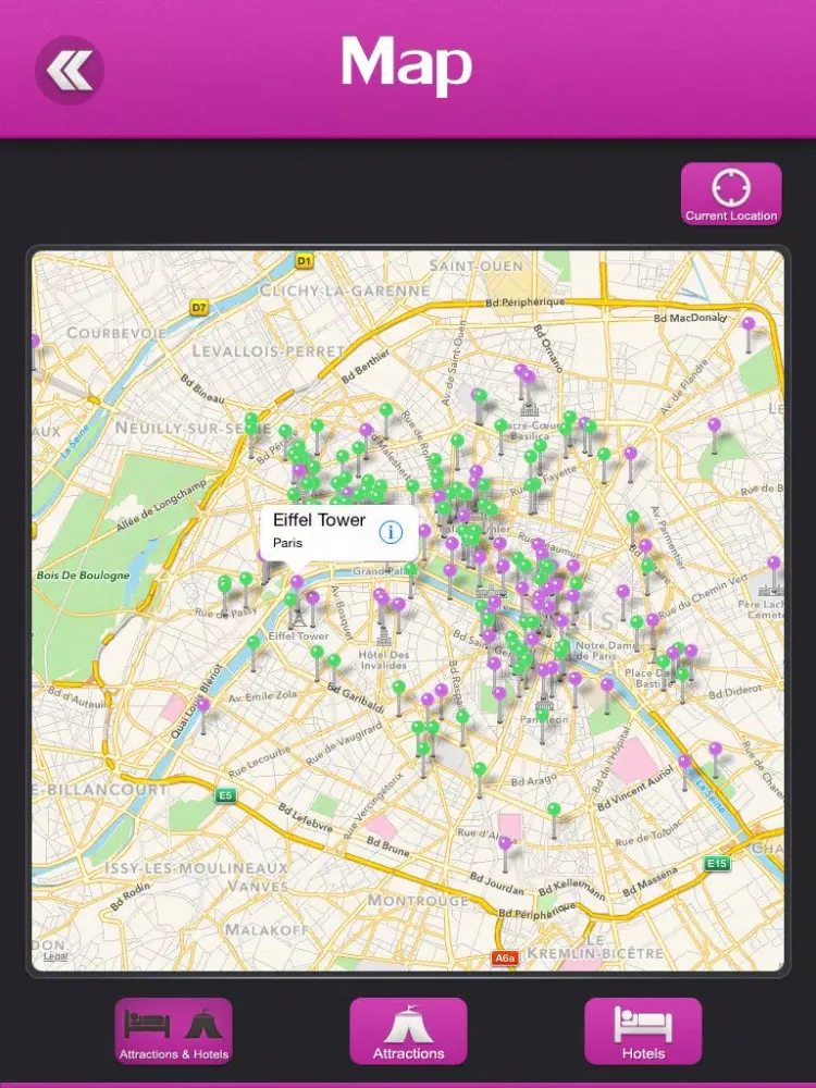 Paris Tourism iPad 应用截图