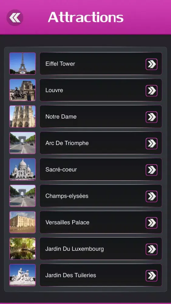 Paris Tourism应用截图
