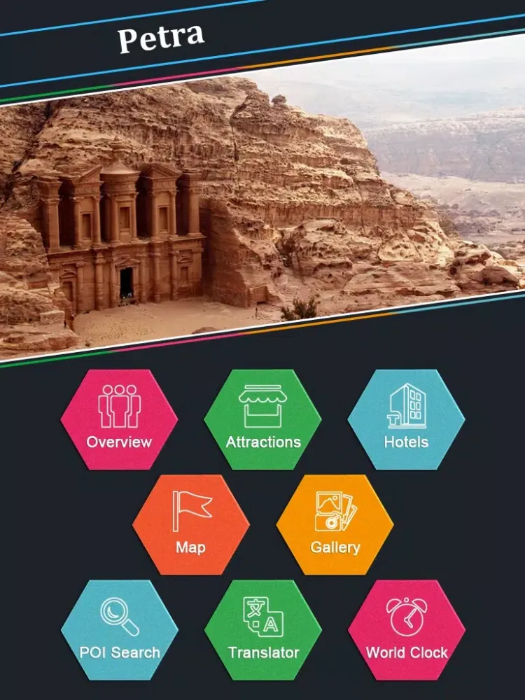 Petra Tourism iPad  Screenshots
