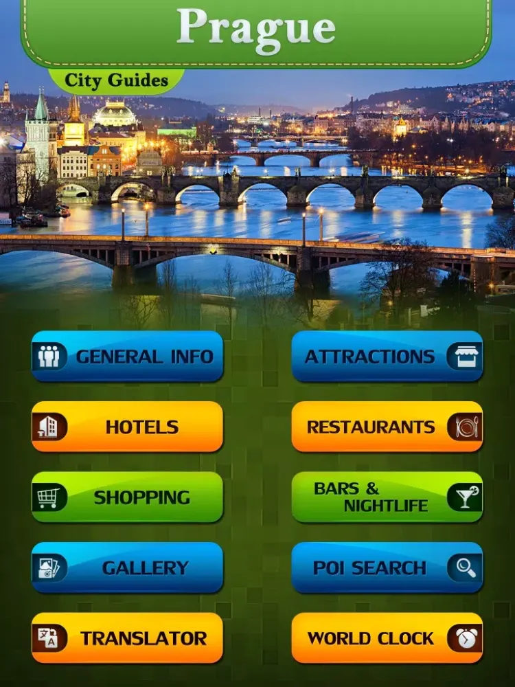 ภาพหน้าจอของ Prague Tourism Guide iPad 