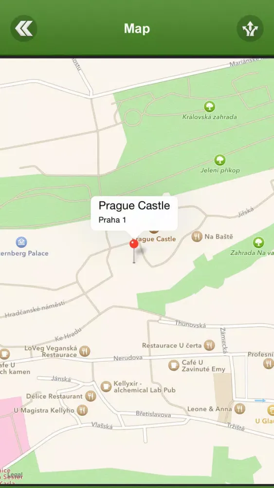 ภาพหน้าจอของ Prague Tourism Guide