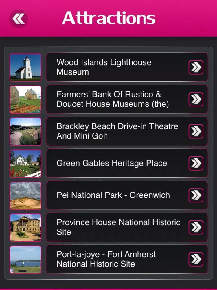 Prince Edward Island Travel Guide iPad 應用截圖