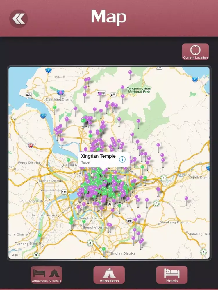 Taipei Tourism Guide iPad  스크린샷