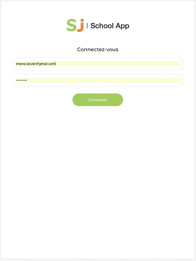 Capturas de pantalla de SJ School App iPad 