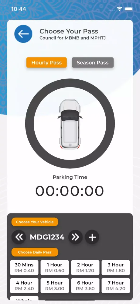 SVP Smart Parking Melaka Screenshots