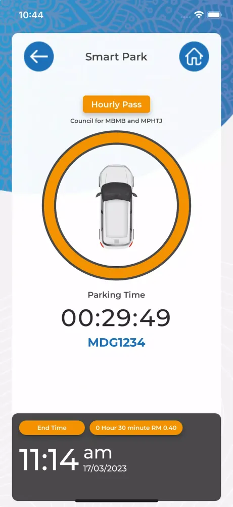 SVP Smart Parking Melaka Screenshots