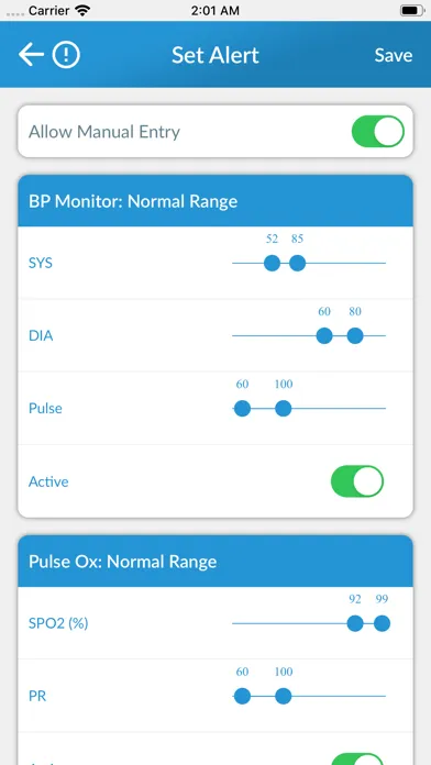 Ảnh chụp màn hình của Smart Vitals Review