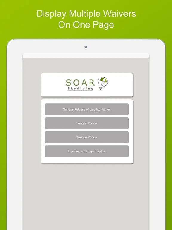 Скриншоты Smartwaiver Kiosk iPad 