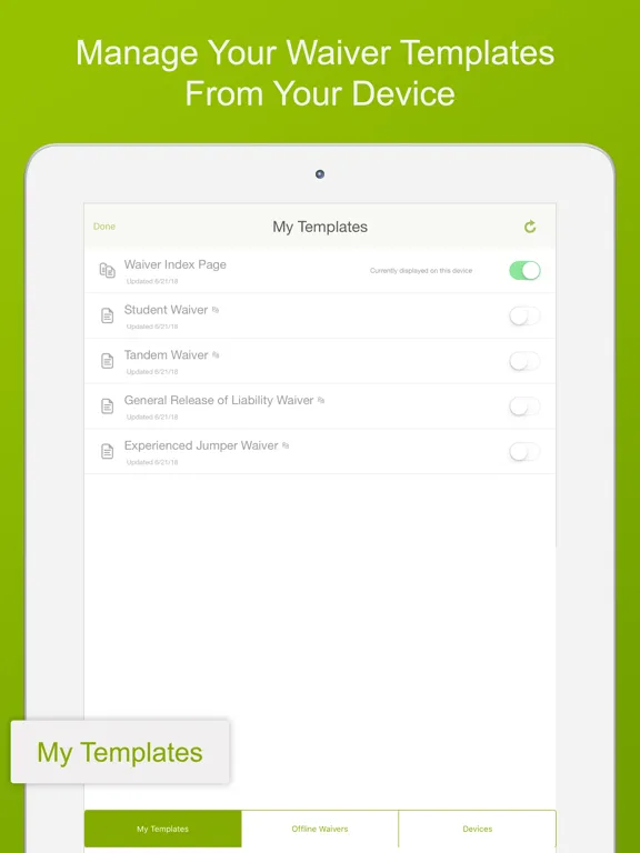 Скриншоты Smartwaiver Kiosk iPad 