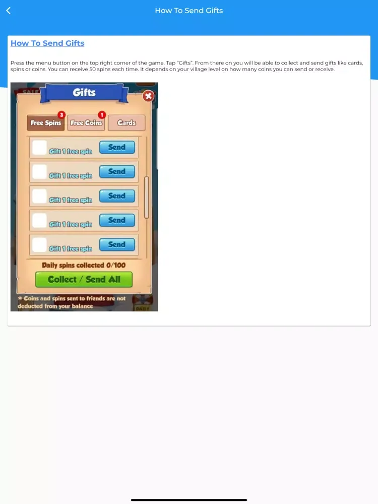 Ảnh chụp màn hình của spin master spin link iPad 