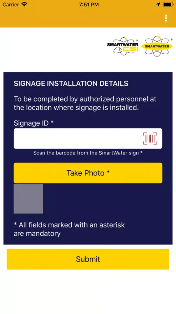Signage Installation Screenshots