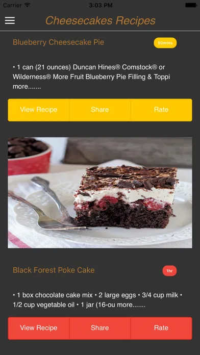 Capturas de pantalla de 50 Of The Best Dessert Recipes