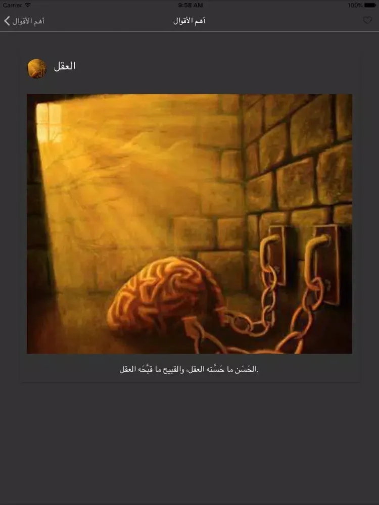 Tangkapan skrin حكم ابن رشد iPad 