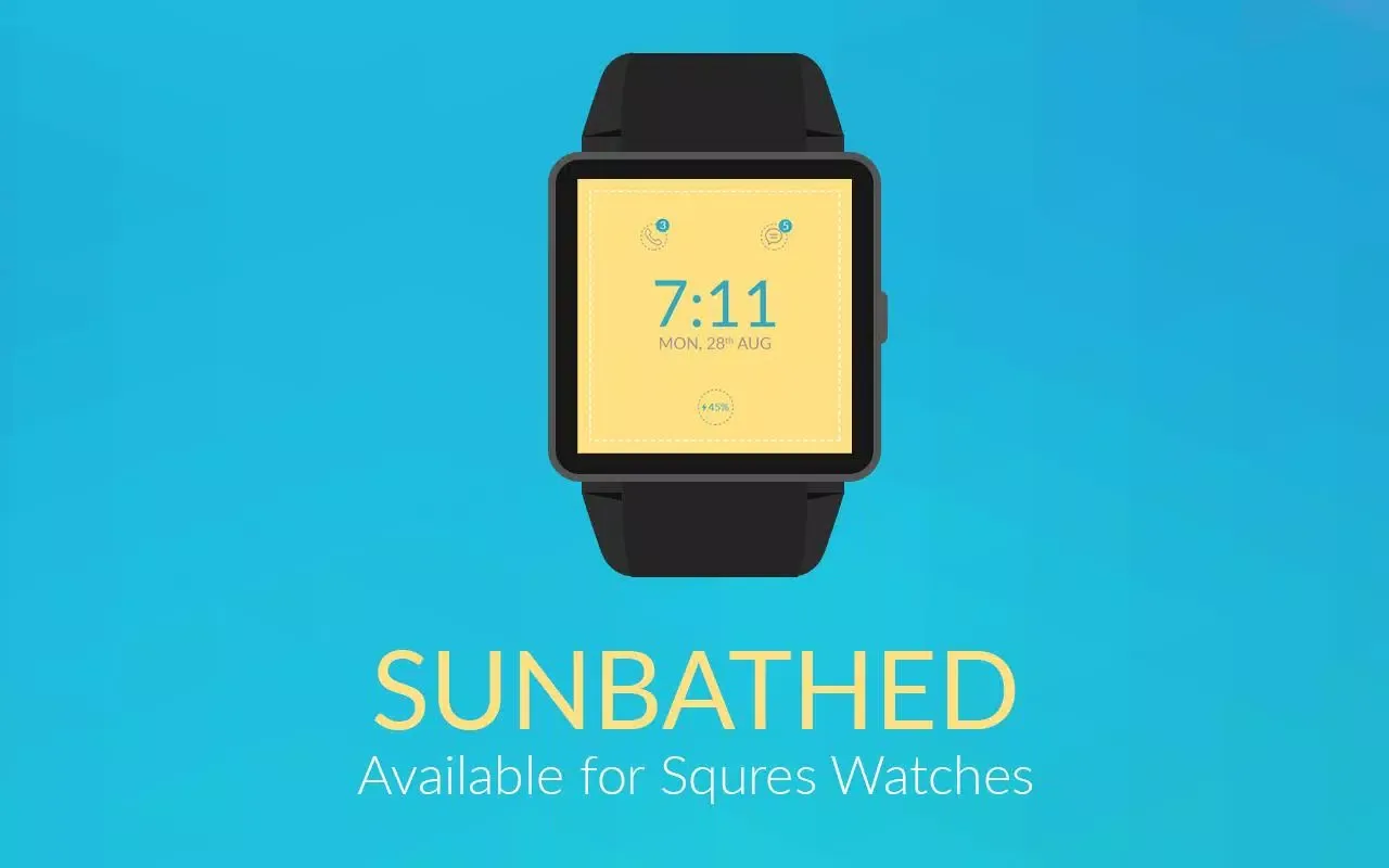صور Android Digital Watch Face