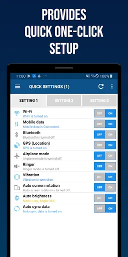 Smart Quick Settings Screenshots