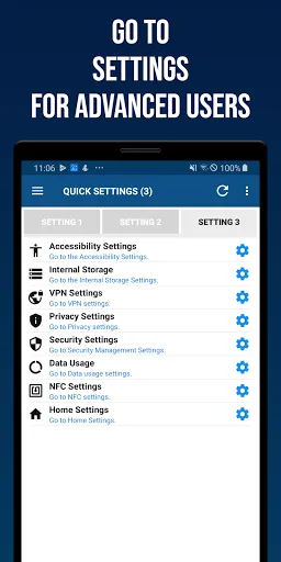 Smart Quick Settings Screenshots