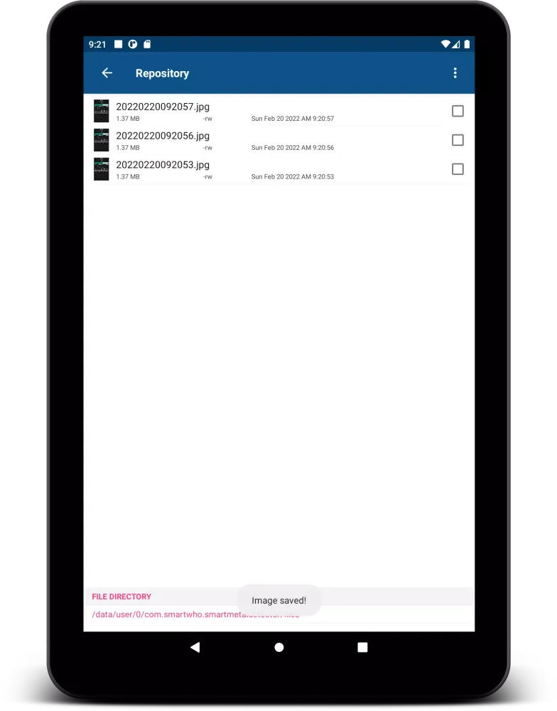 Magnetic Field Meter Screenshots