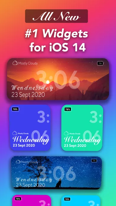 Photo & Color Widgets Screenshots