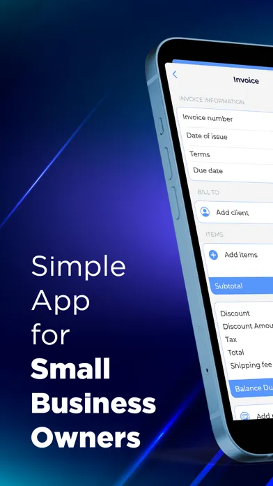 Simple Invoice & Receipt Maker Screenshots