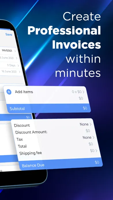 Simple Invoice & Receipt Maker Screenshots