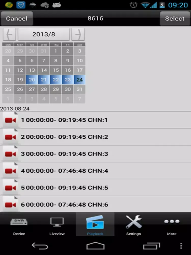 XR960-CMS iPad 應用截圖