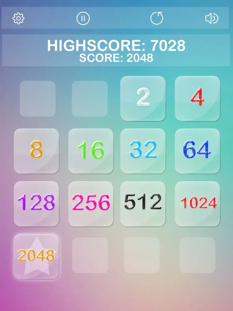 2048 Awesome iPad  スクリーンショット