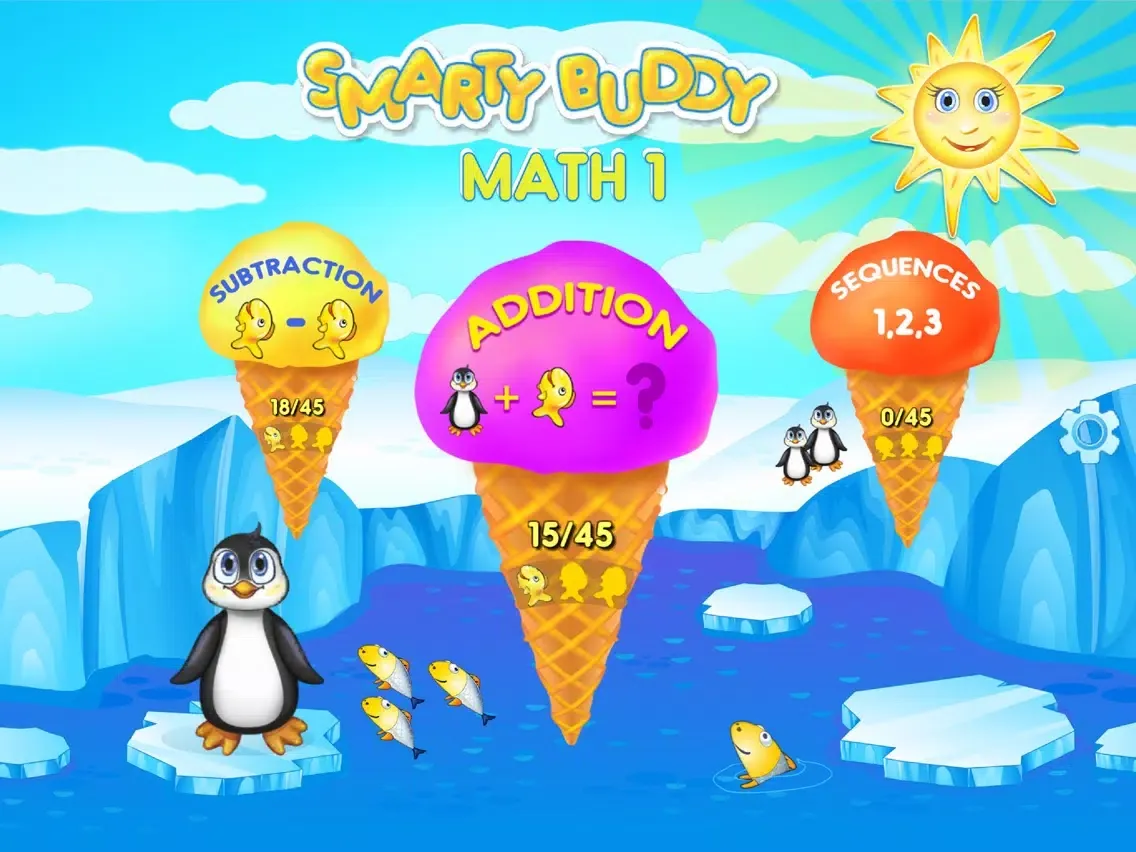 Screenshot di Smarty Buddy Grade 1 Math iPad 