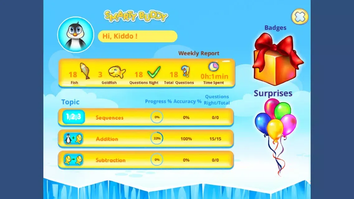 Screenshot di Smarty Buddy Grade 1 Math