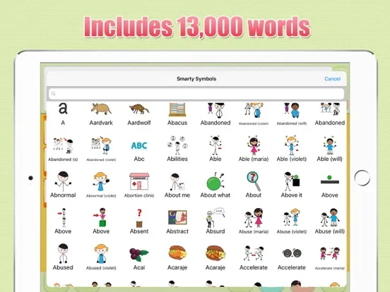 Ảnh chụp màn hình của Expressive iPad 