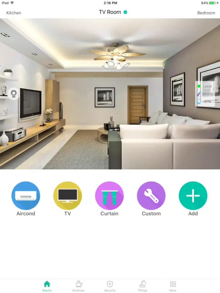 Tangkapan layar SmartZ STK iPad 
