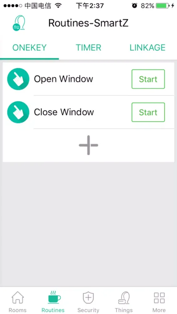 Tangkapan layar SmartZ STK