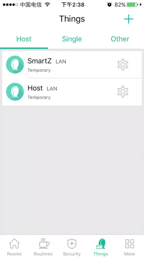 Tangkapan layar SmartZ STK