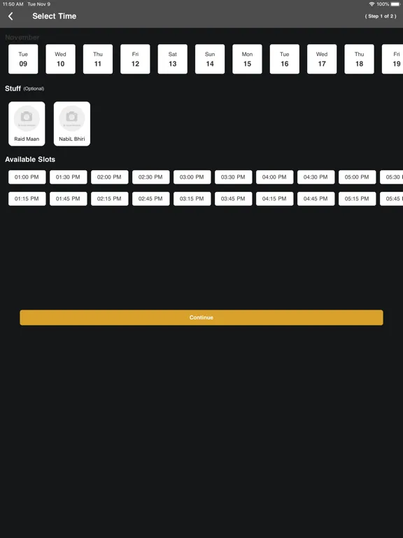 Gentleman Barbershop iPad  Screenshots