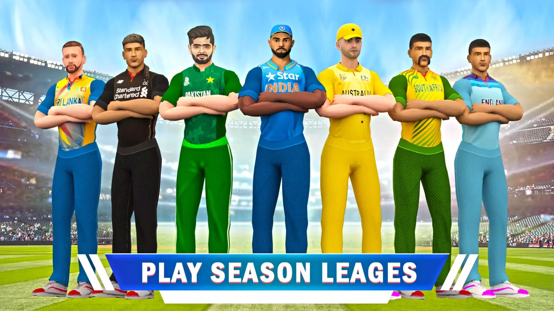 World T-20 Cricket Match Game Screenshots