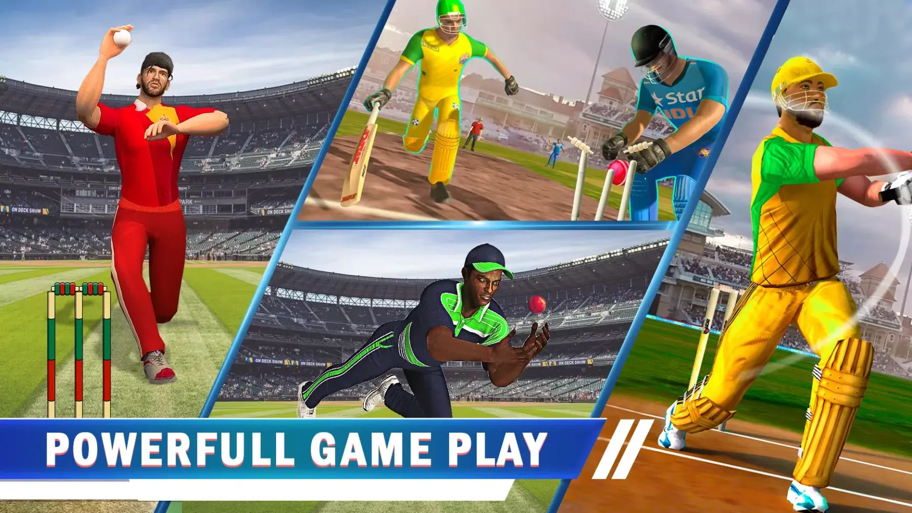 World T-20 Cricket Match Game Screenshots