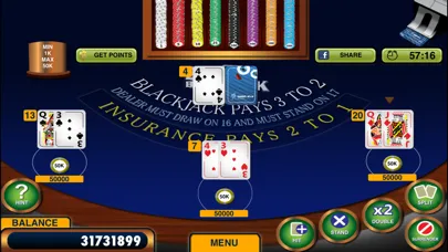 Blackjack 21 + Free Casino-style Blackjack game Screenshots
