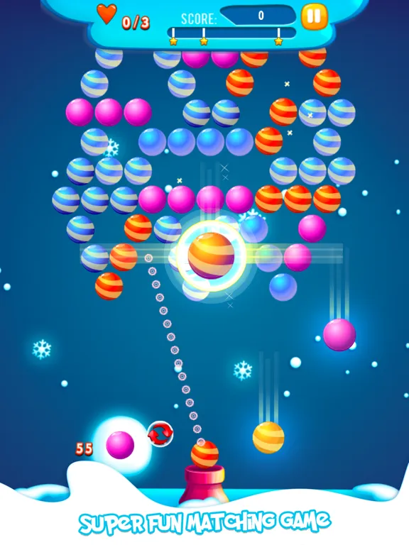 Bubble Crusher Crystal - Classic Shooter Game iPad  Screenshots