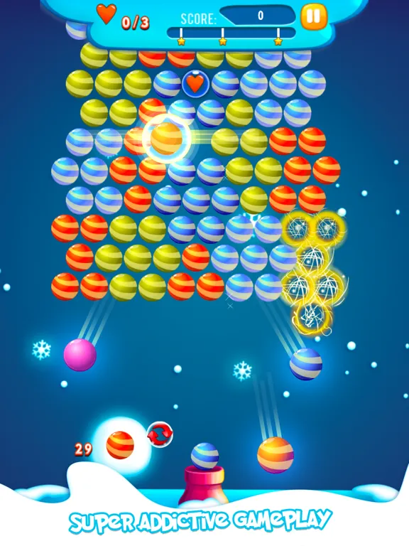 Bubble Crusher Crystal - Classic Shooter Game iPad  Screenshots